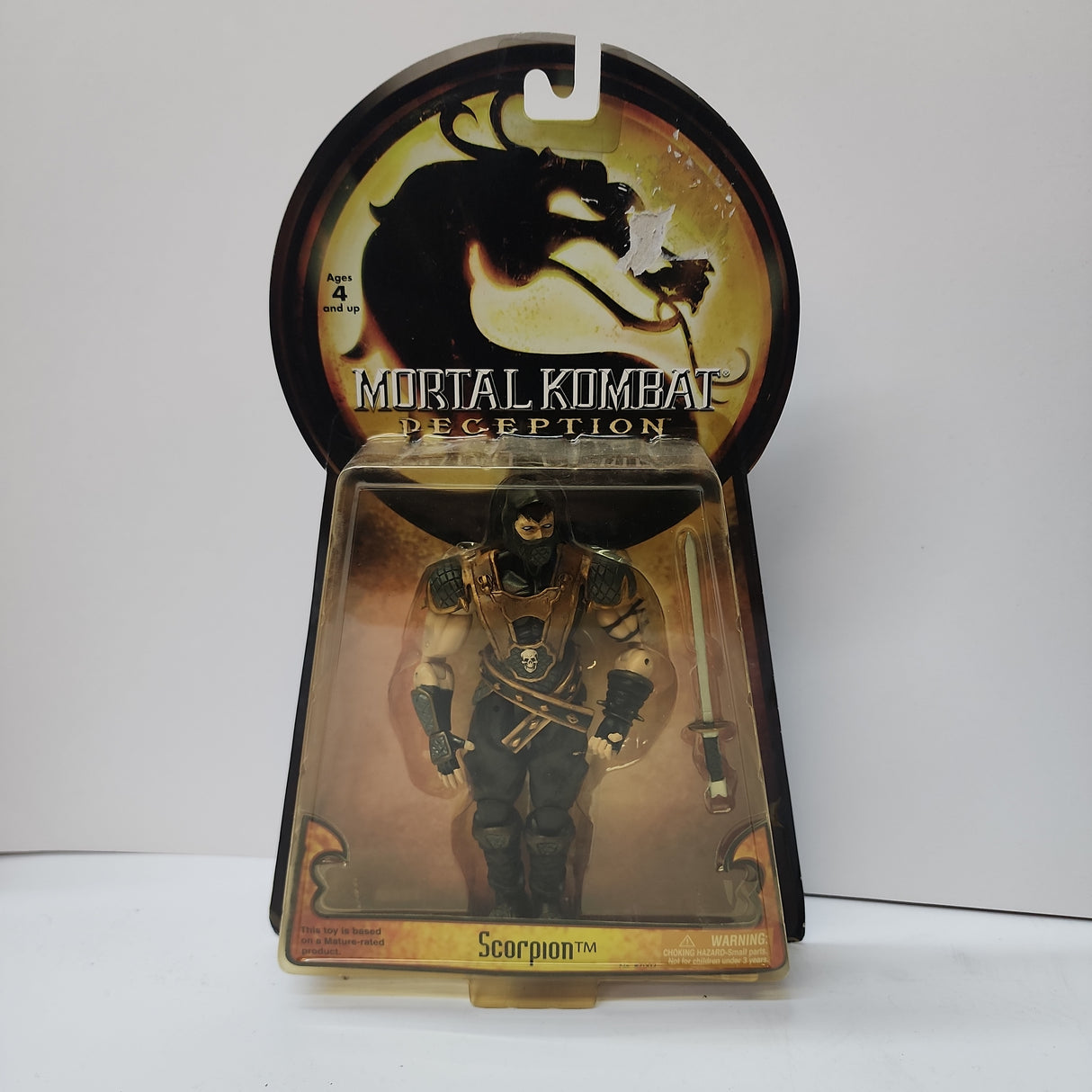Figura de escorpión de Mortal Kombat Deception - (Sellado - P/O) (Jazwares) (2005)