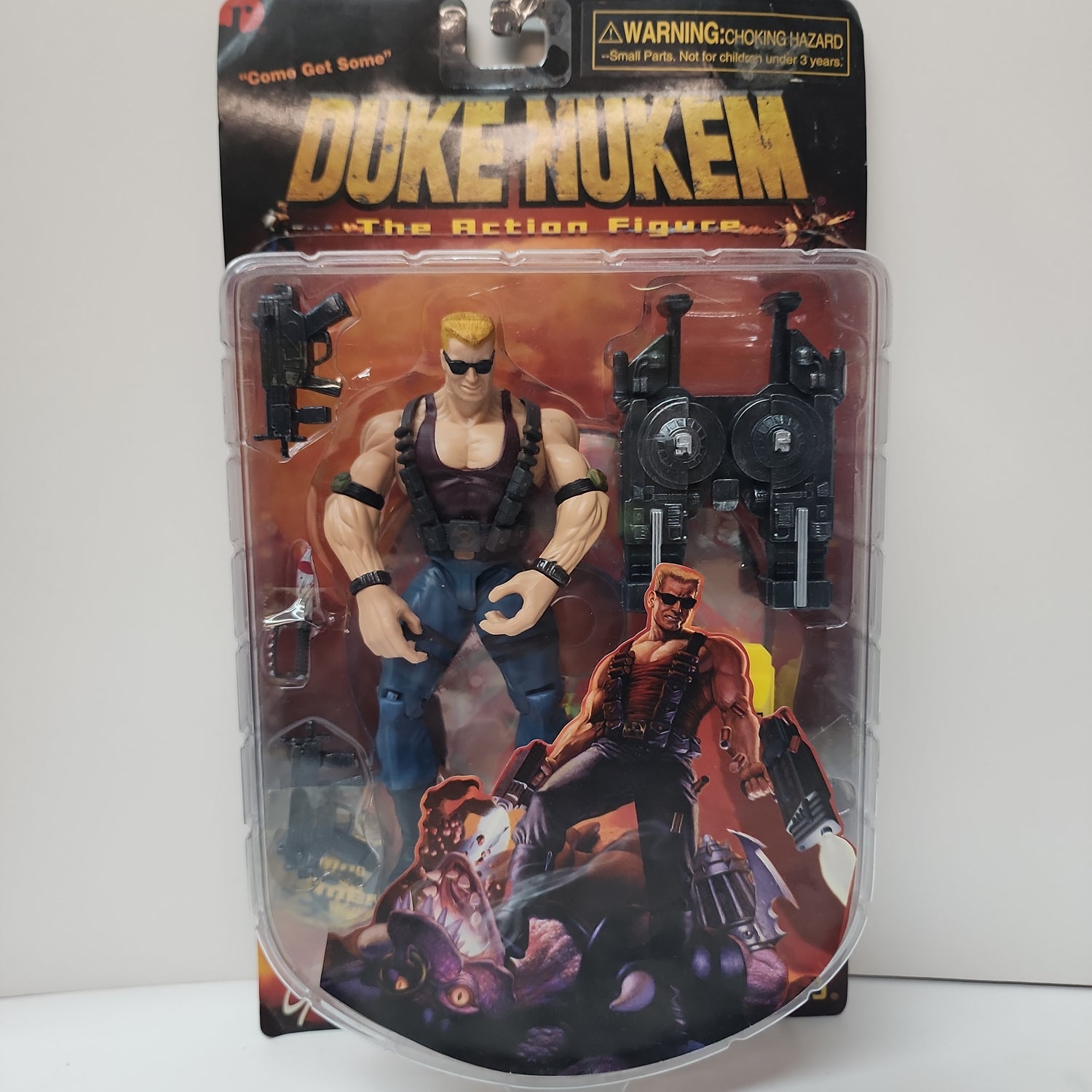 Duke Nukem Duke Action Figure -(Sealed - P/O) (1997) (Resaurus)