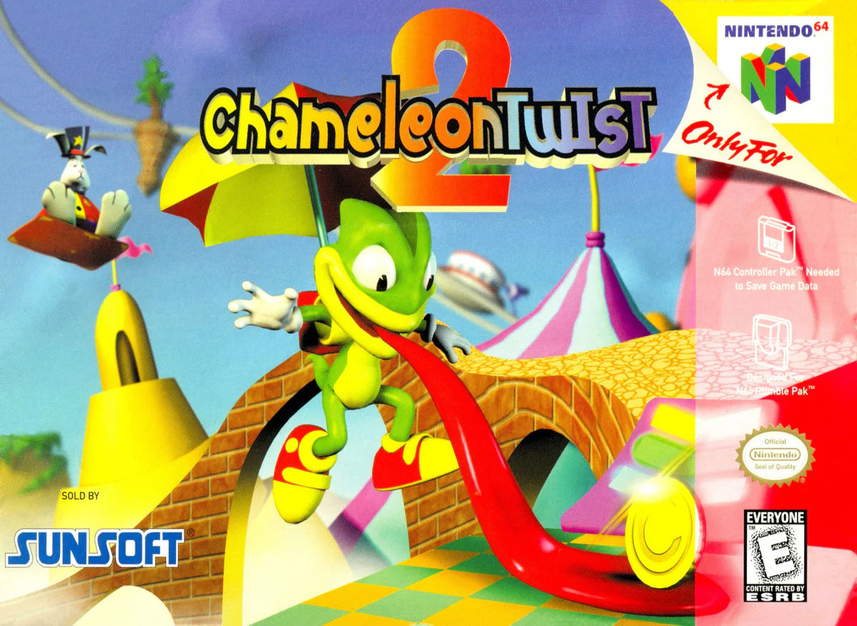Chameleon Twist 2 - (LS) (Nintendo 64)