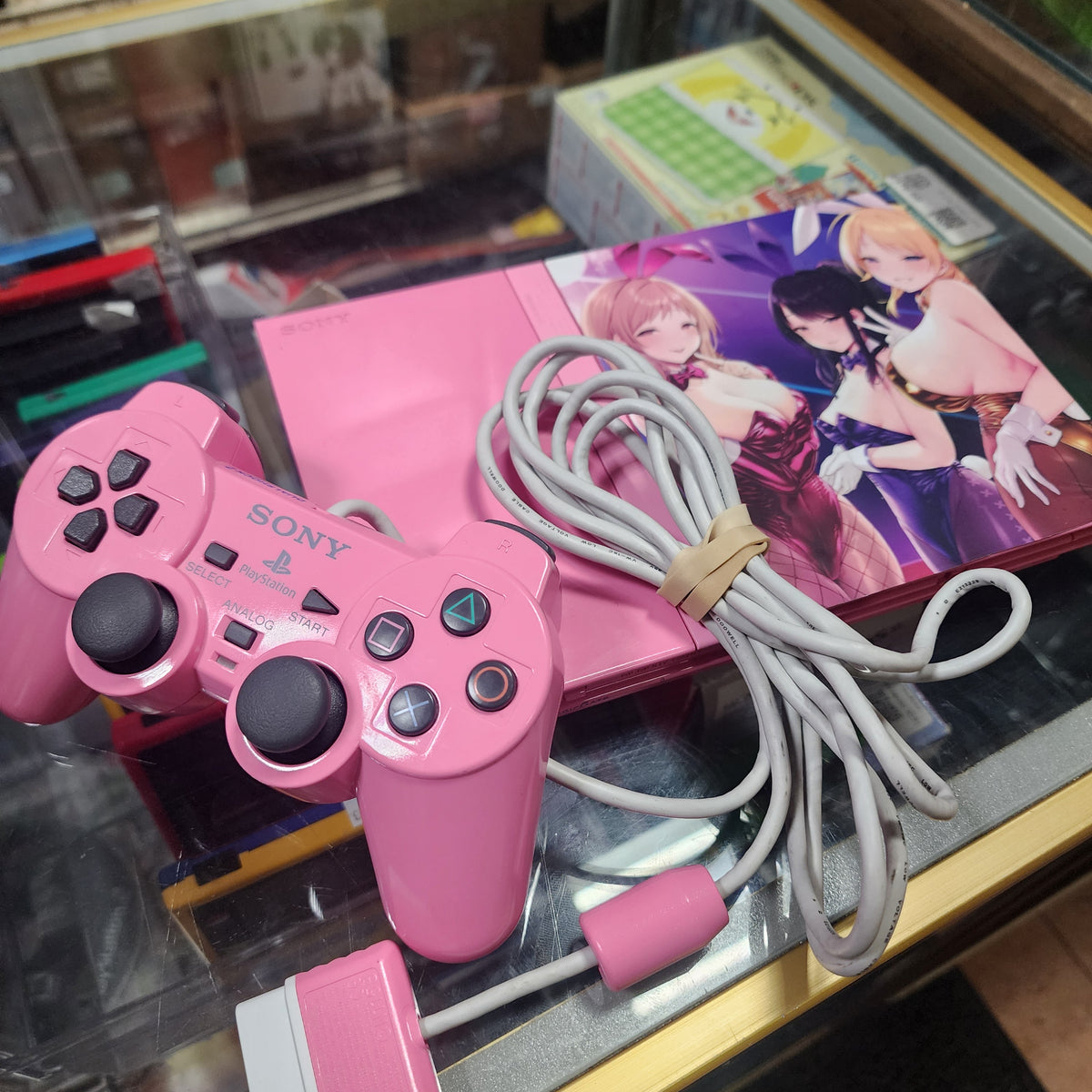 playstation 2 pink