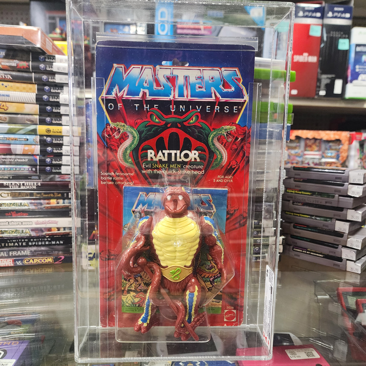 Masters of the Universe Rattlor 1986 - (Graded with CoA) (Mattel)