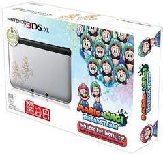 Nintendo 3DS XL Silver Mario & Luigi Edition - (LS Flaw) (Nintendo 3DS)