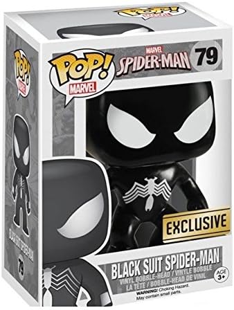 Funko Pop Marel Black Suit Spiderman #79
