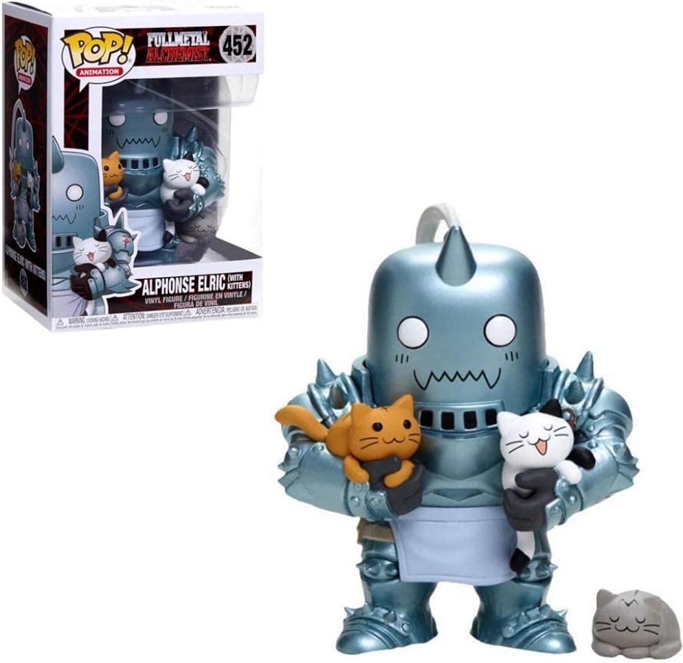 Funko Pop Fullmetal Alchemist Alphonse Elric (with kittens) HT EXCL #452
