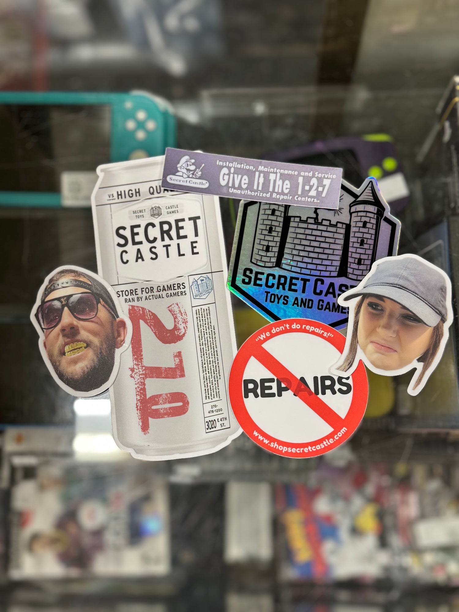 Secret Castle Premium 6-Sticker Pack