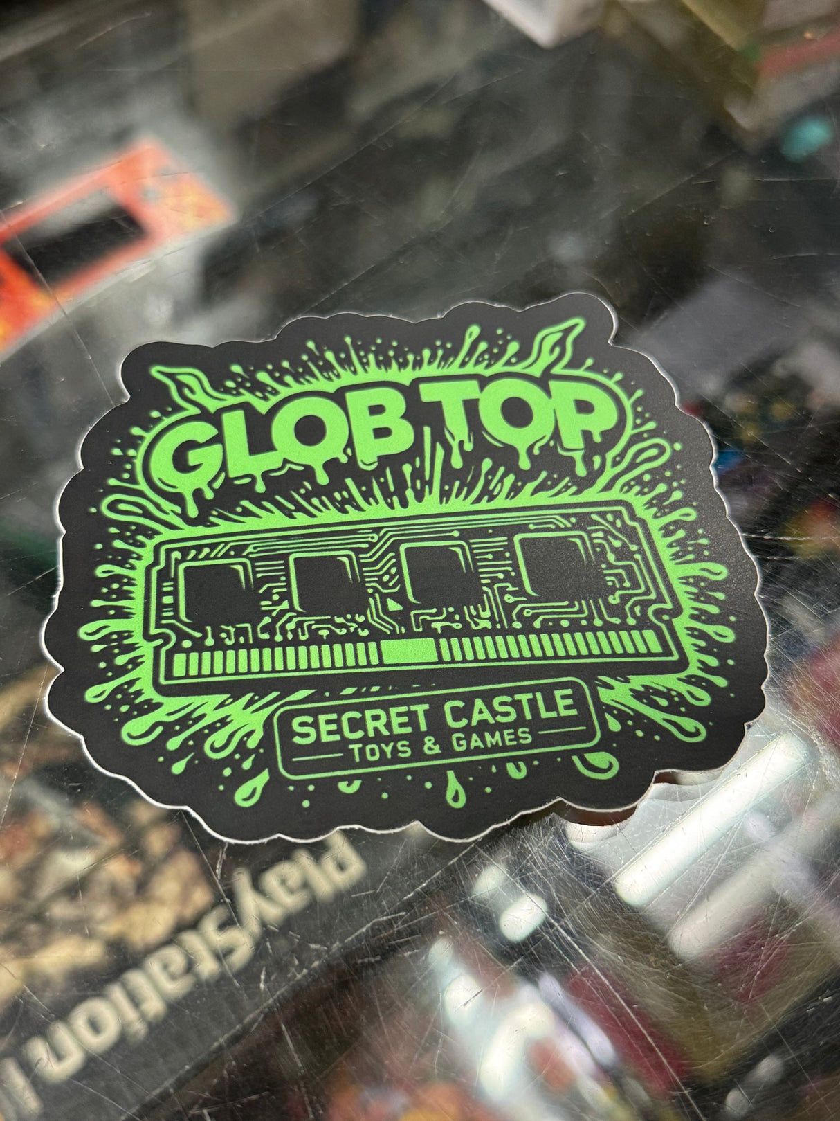 Glob Top Sticker