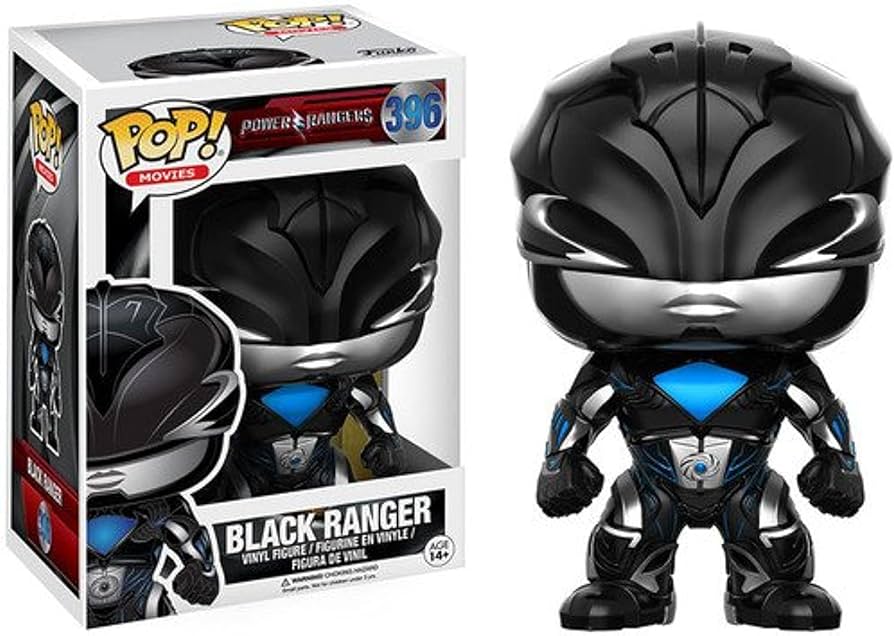 Funko Movies Power Rangers Black Ranger #396
