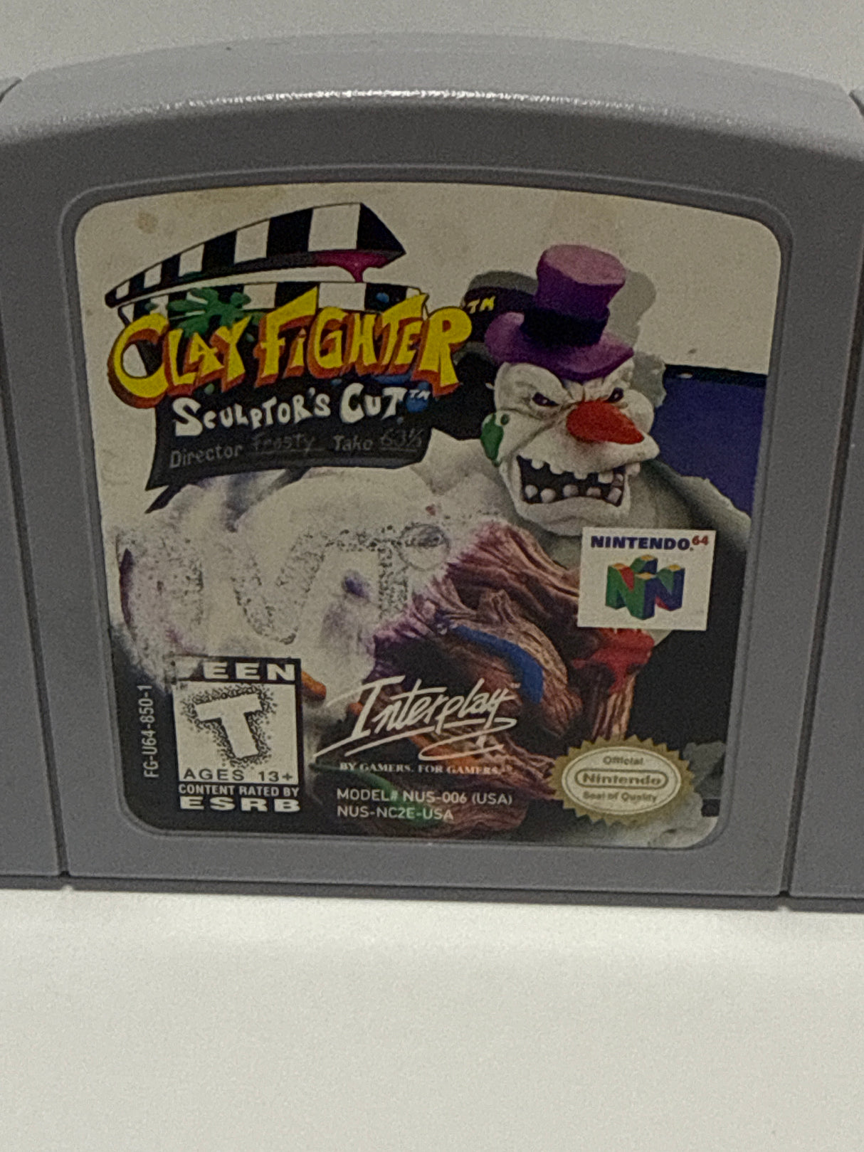 Clay Fighter Sculptors Cut - (LS Flaw) (Nintendo 64)