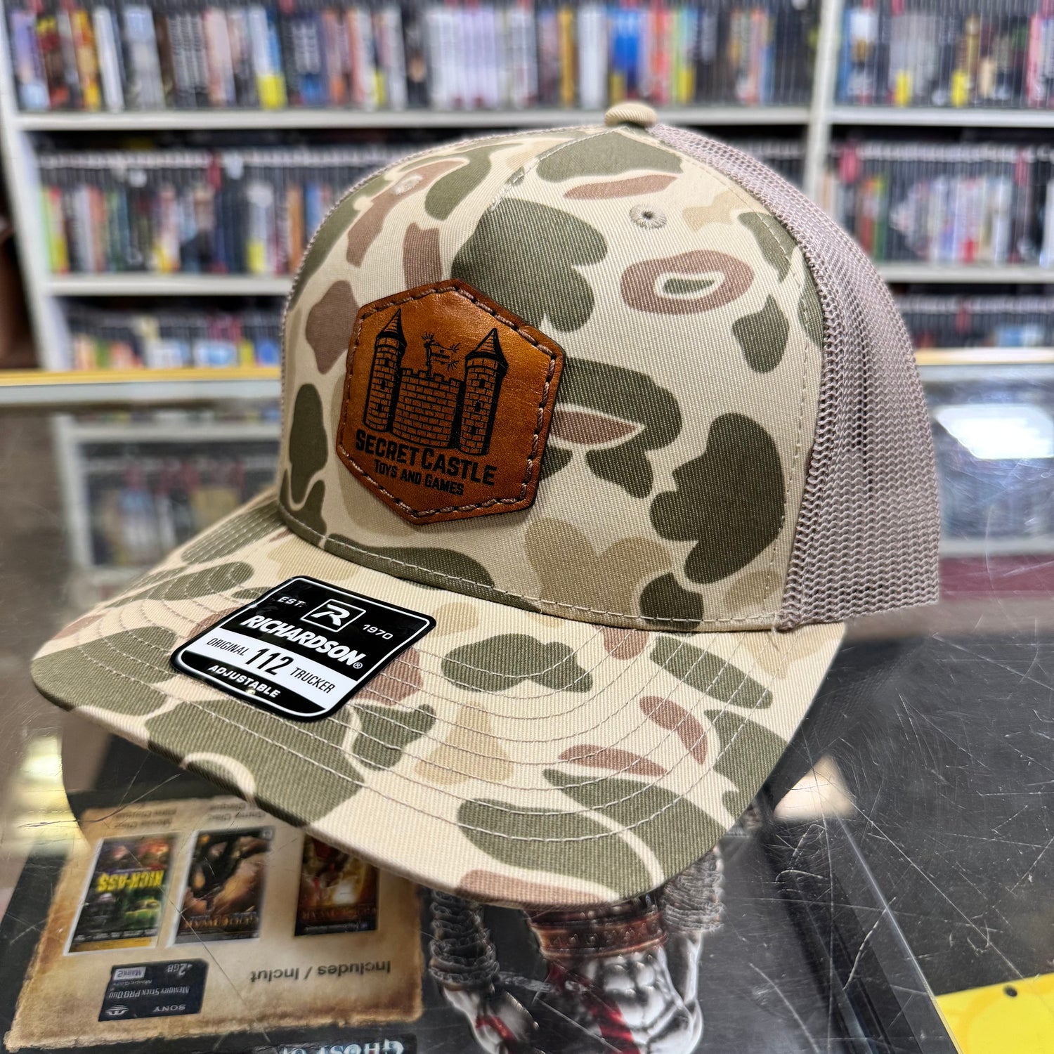 Harvest Duck Secret Castle Logo Mesh Richardson 112 Trucker Hat