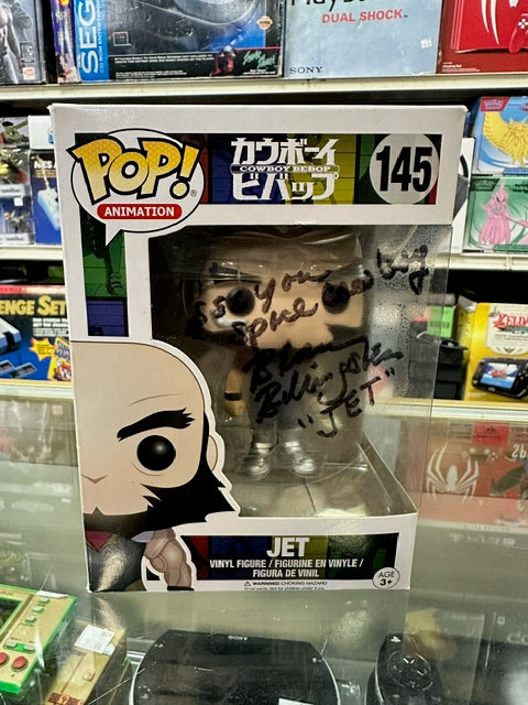 Funko Pop Cowboy Bebop Jet SIGNED #145