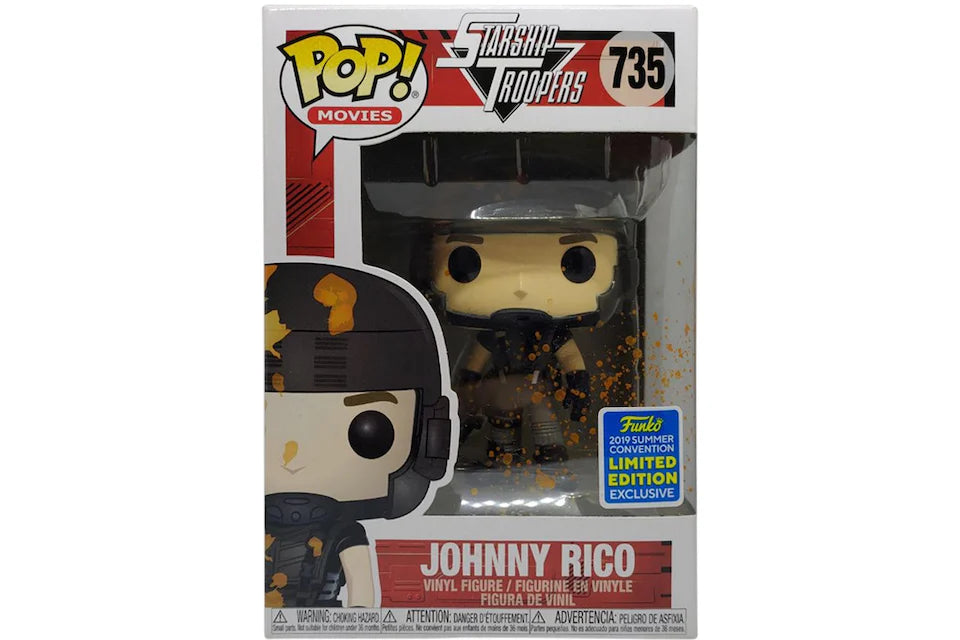 Funko Pop Starship Troopers Johnny Rico 2019 Summer Conv #735