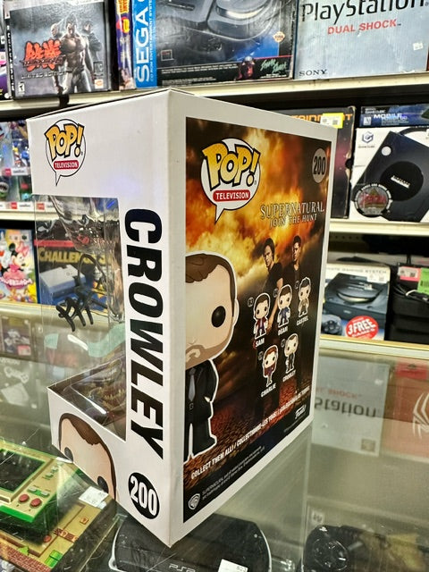 Funko Pop Supernatural Crowley SIGNED #200