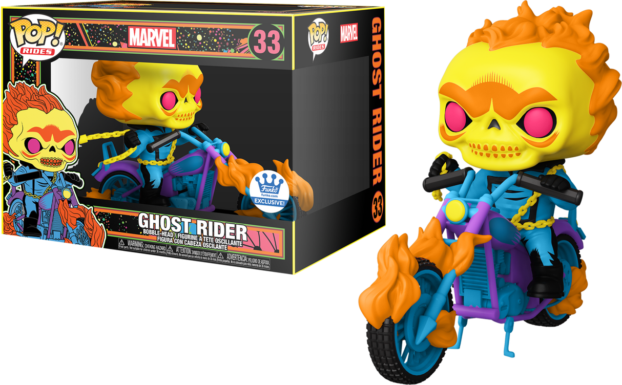 Funko Pop Marvel Ghost Rider #33 Blacklight