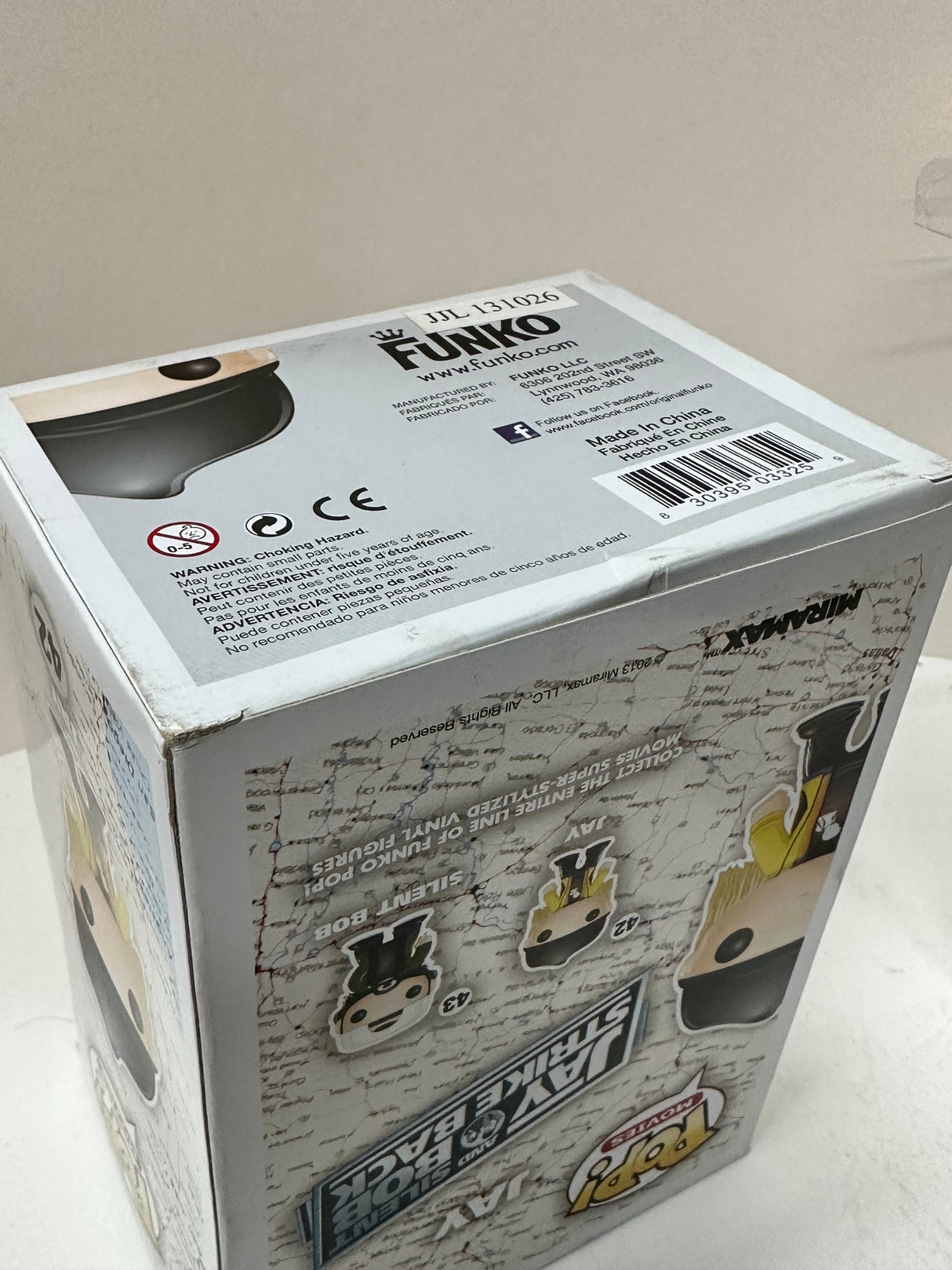 ¡Funko Pop! #42 "JAY" Jay y Bob el Silencioso Contraatacan Saltado Jason Mewes FIRMADO