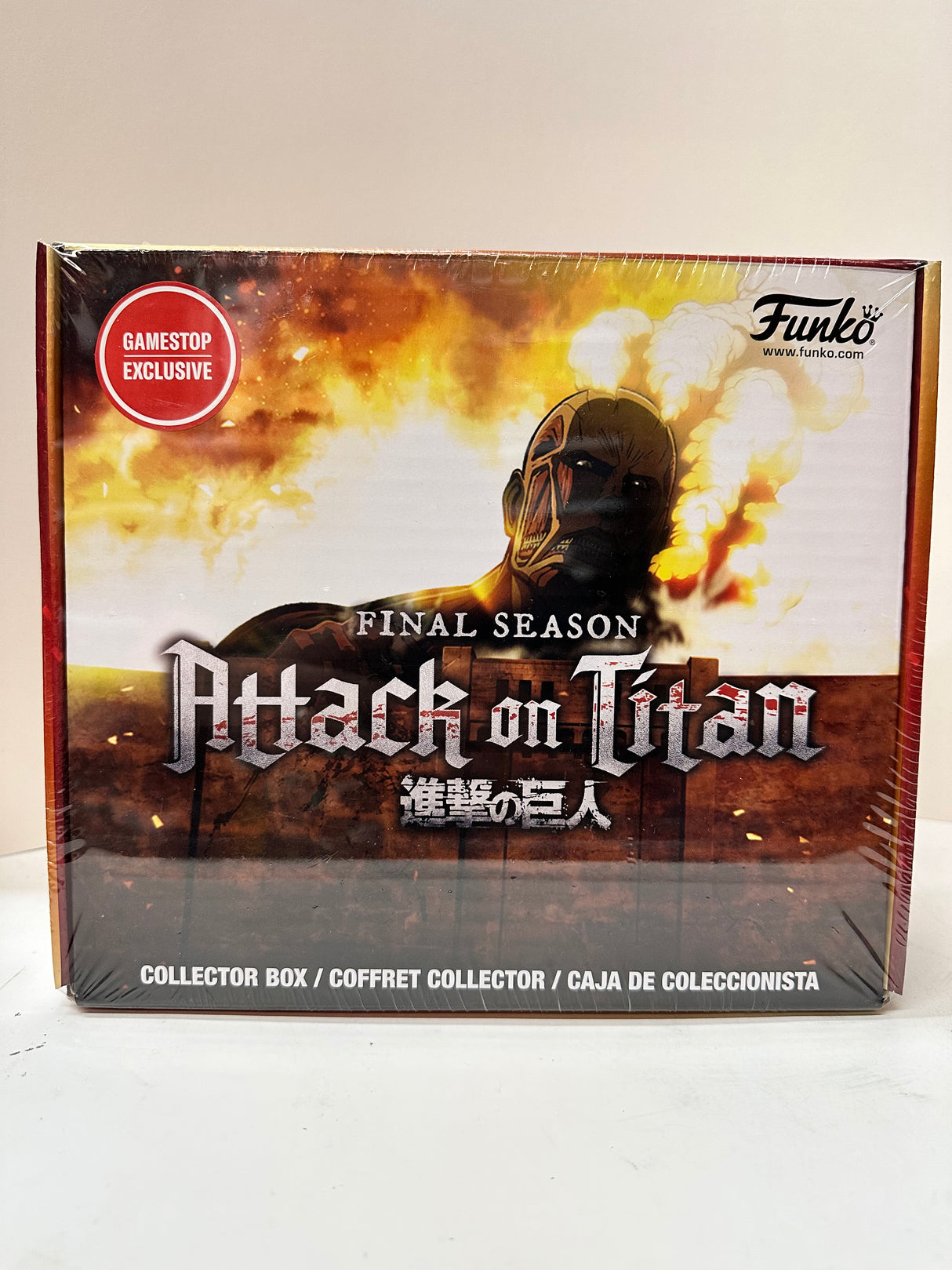 Caja de coleccionista de la temporada final de Attack on Titan Exclusivo de GameStop