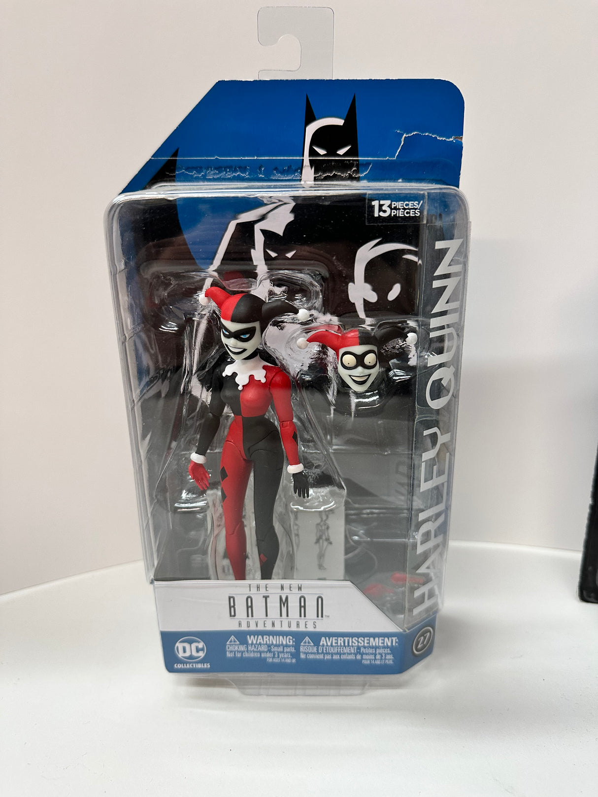 Figura de acción animada de DC Collectibles The New Batman Adventures Harley Quinn de 6 pulgadas