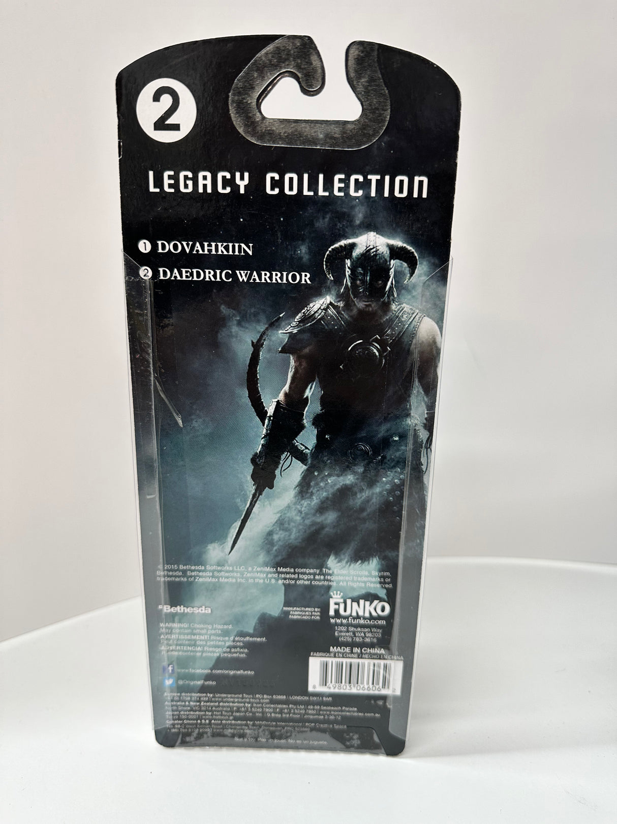 2015 Funko Elder Scrolls V: Skyrim Legacy Collection #2 Figura de guerrero daédrico