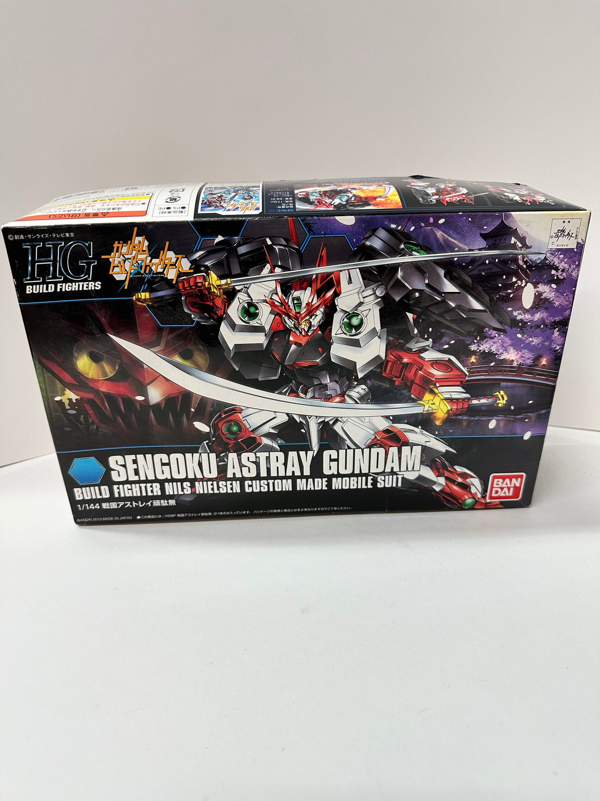 BANDAI HGBF Sengoku Astay Gundam Nils Nielsen 1/144 Kit de modelo de plástico F/S