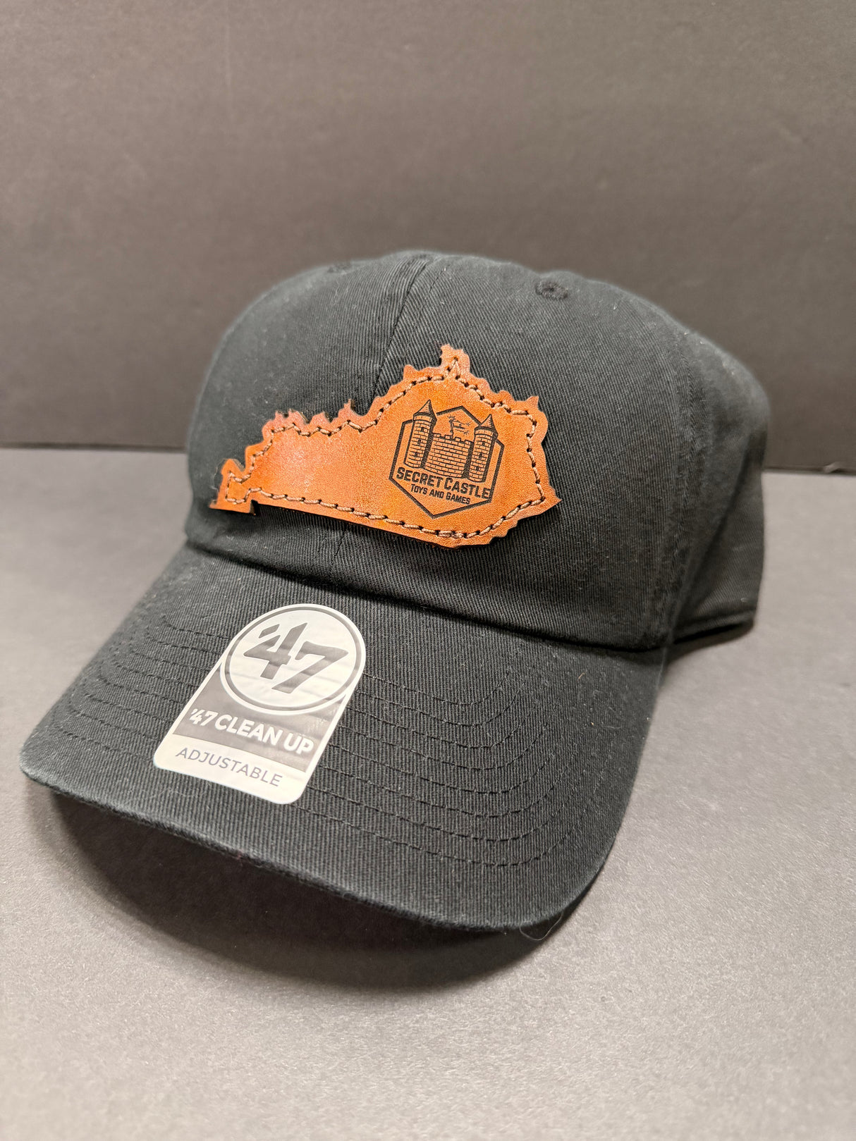 47 Brand Clean Up Cap Leather KY Patch