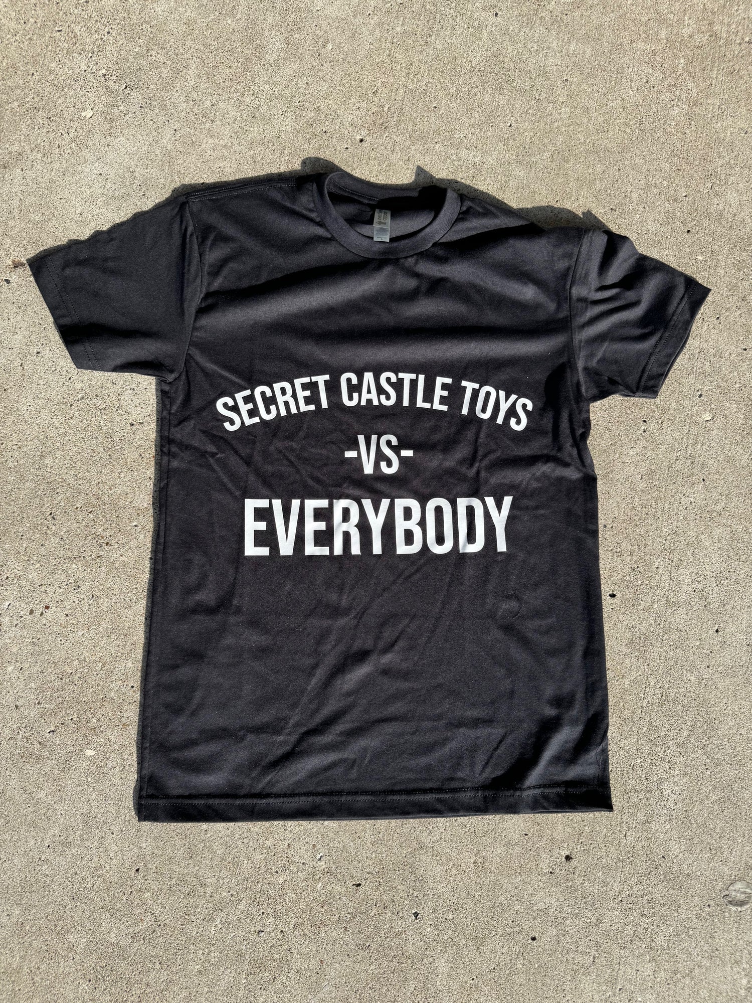 Black Secret Castle Toys vs Everybody Shirt XL