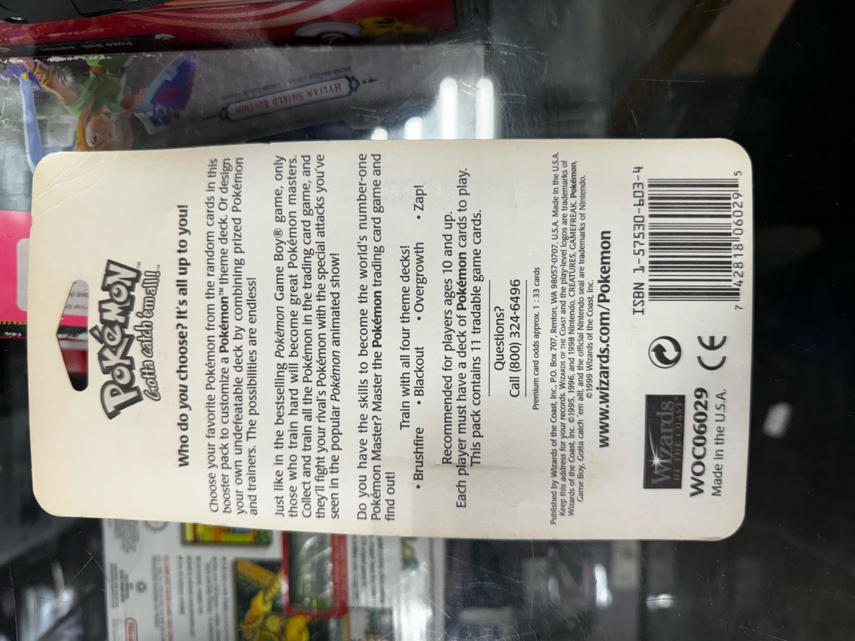 Pokemon Base Set Carded Blister Booster Pack - Sealed