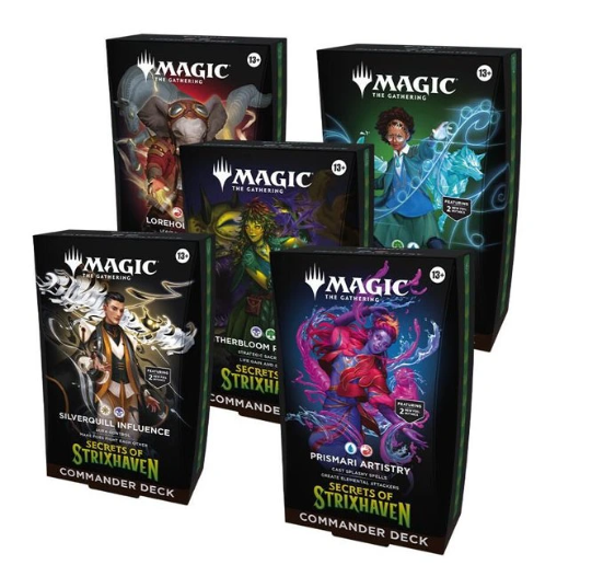 Secrets Of Strixhaven Commander Deck Styles Vary