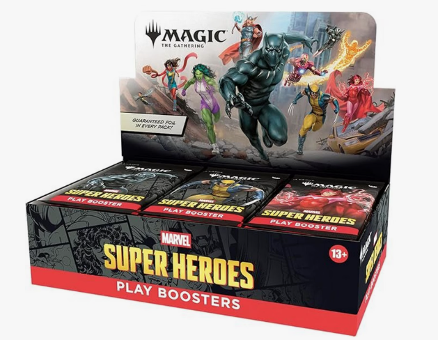 Marvel Super Heroes Play Booster Display NEW
