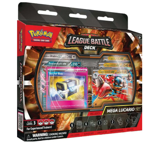 Mega Evolution Mega Lucario ex League Battle Deck NEW