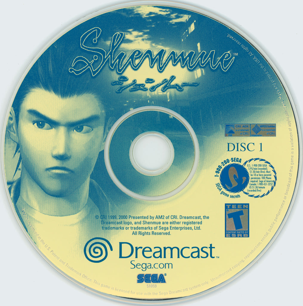 An image of the game, console, or accessory Shenmue - (LS) (Sega Dreamcast)