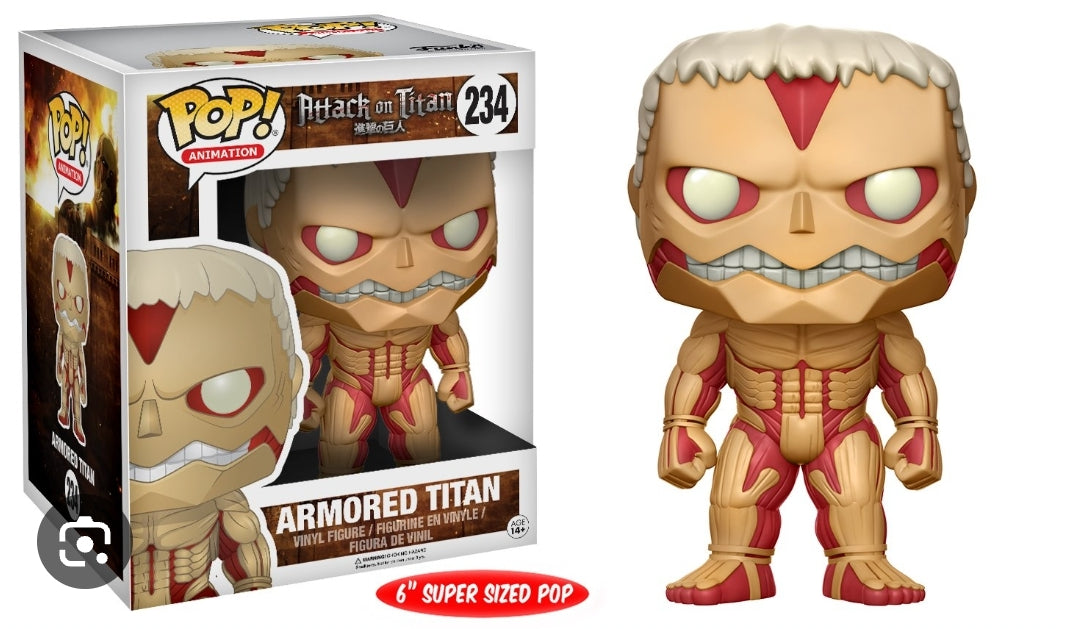Animación POP Titán Blindado Ataque a Titán 234