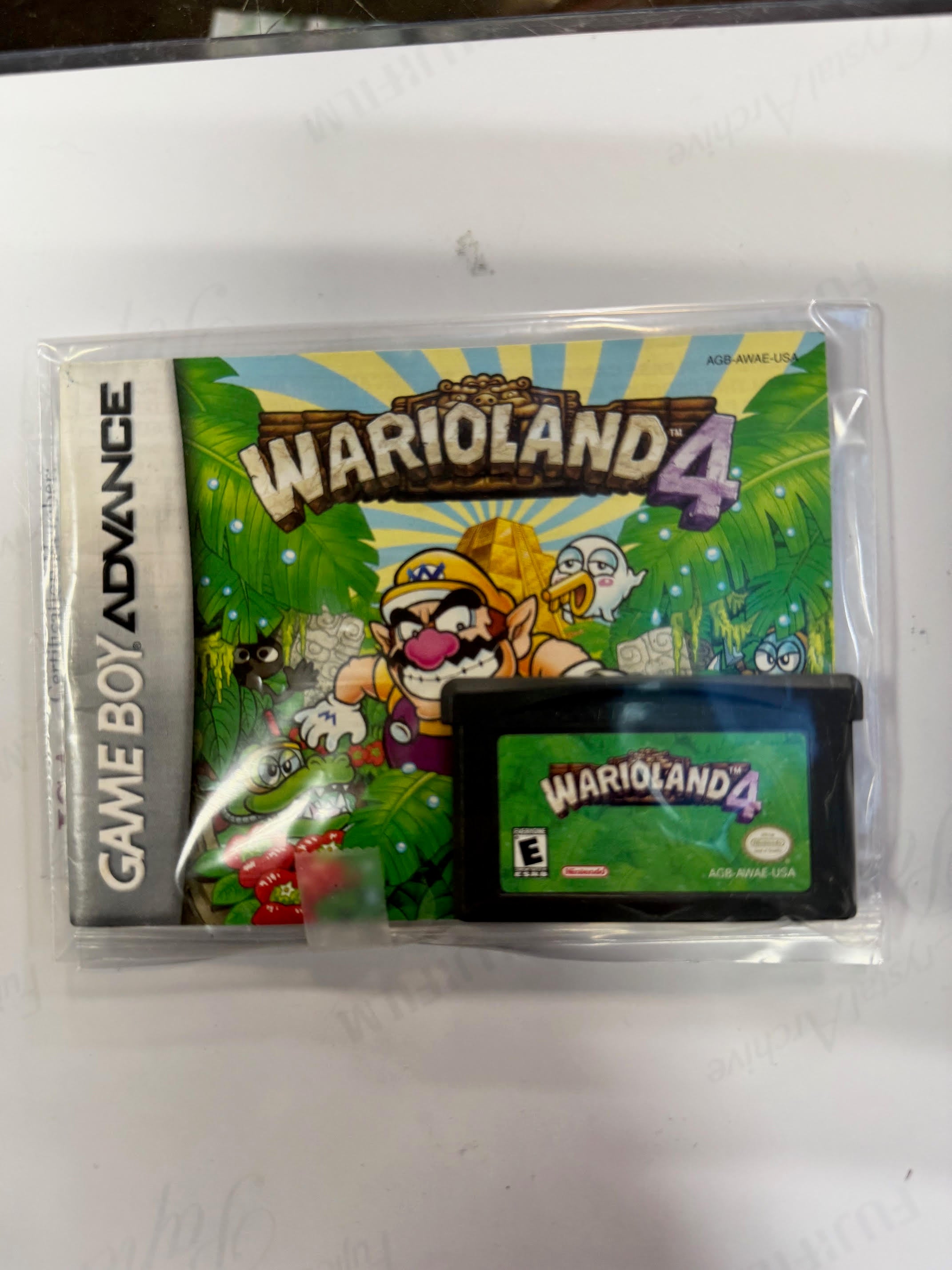 Notice/manuel De Jeu Game Boy Advance - Wario Land 4 - Version FR - Bon état