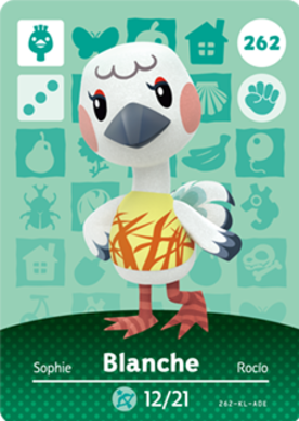 Blanche Animal Crossing Amiibo Card - Animal Crossing Cards - Series 3