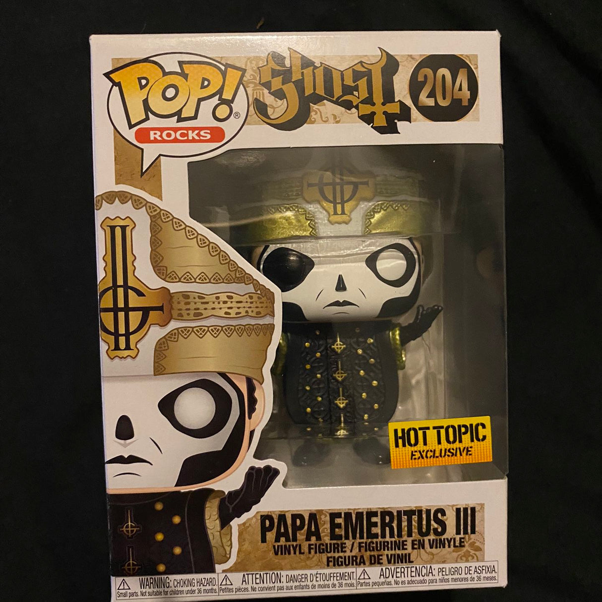 Funko Pop Ghost Papa Emeritus III HT EXCL #204