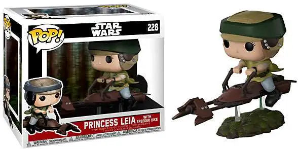 Funko Pop Star Wars Princess Leia with Speeder Bike #228