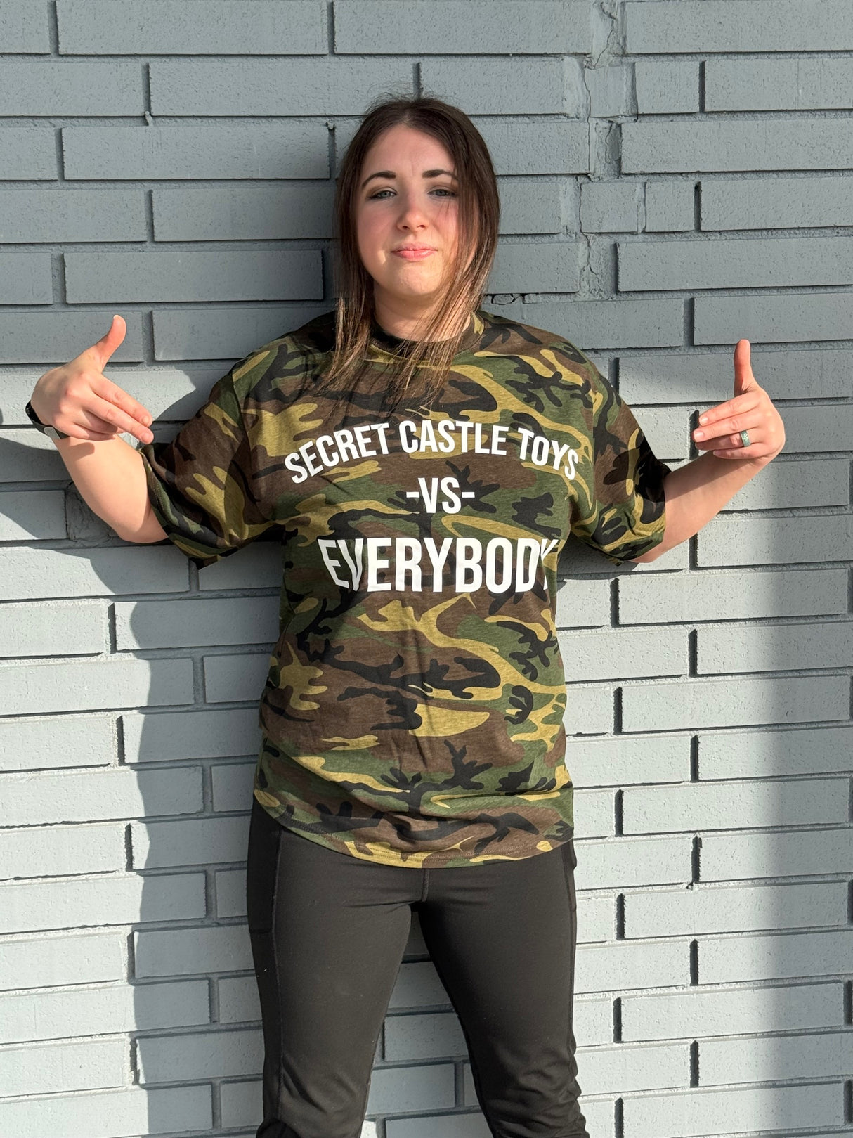 Camo Secret Castle Toys vs Everybody Shirt XL