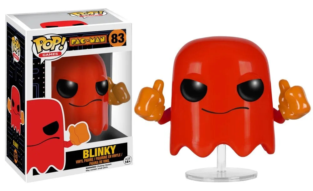 Funko Pop Games Pac Man Blinky #83