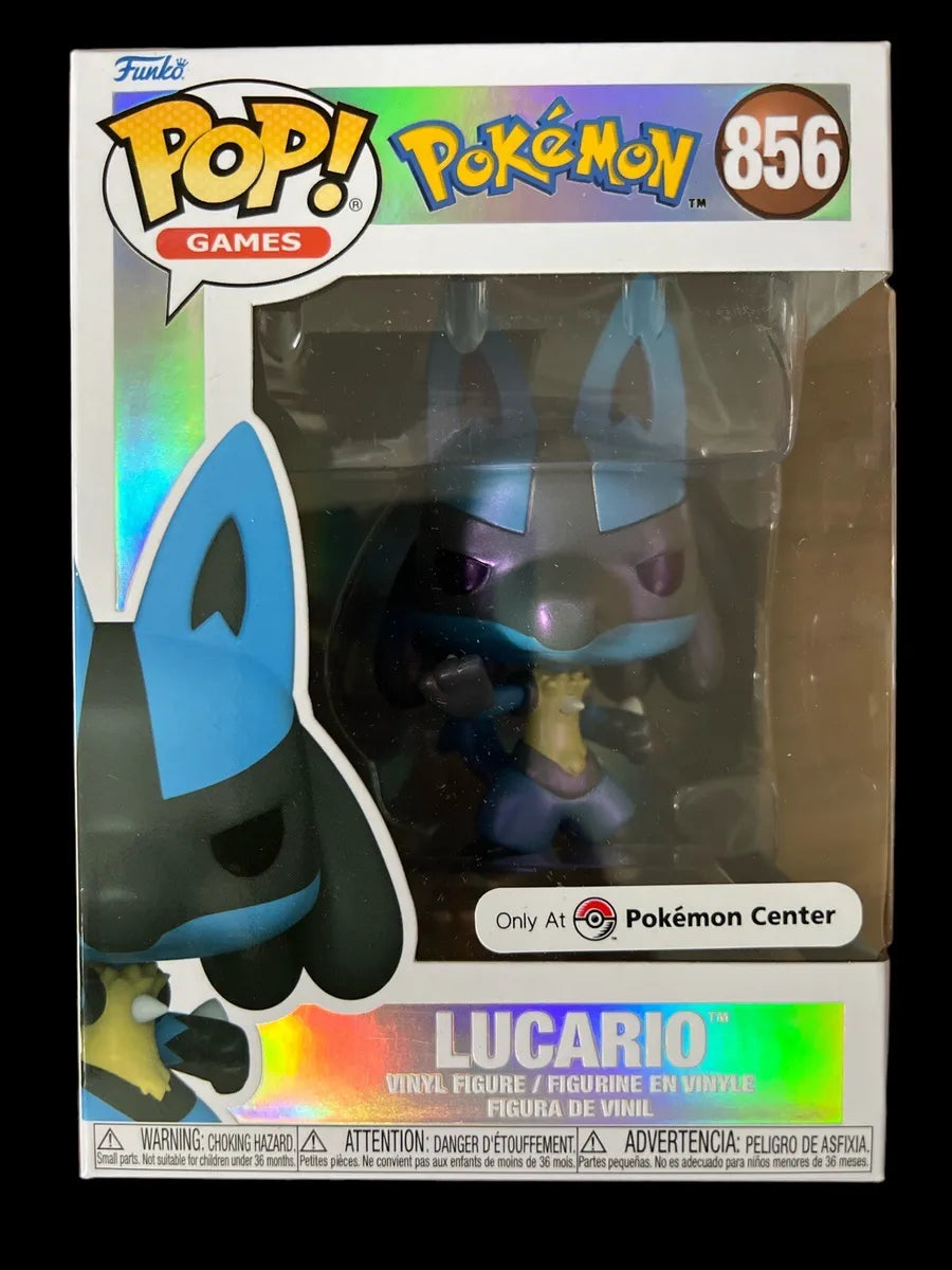 Funko Pop Anime Games Pokemon Lucario PK Center #856