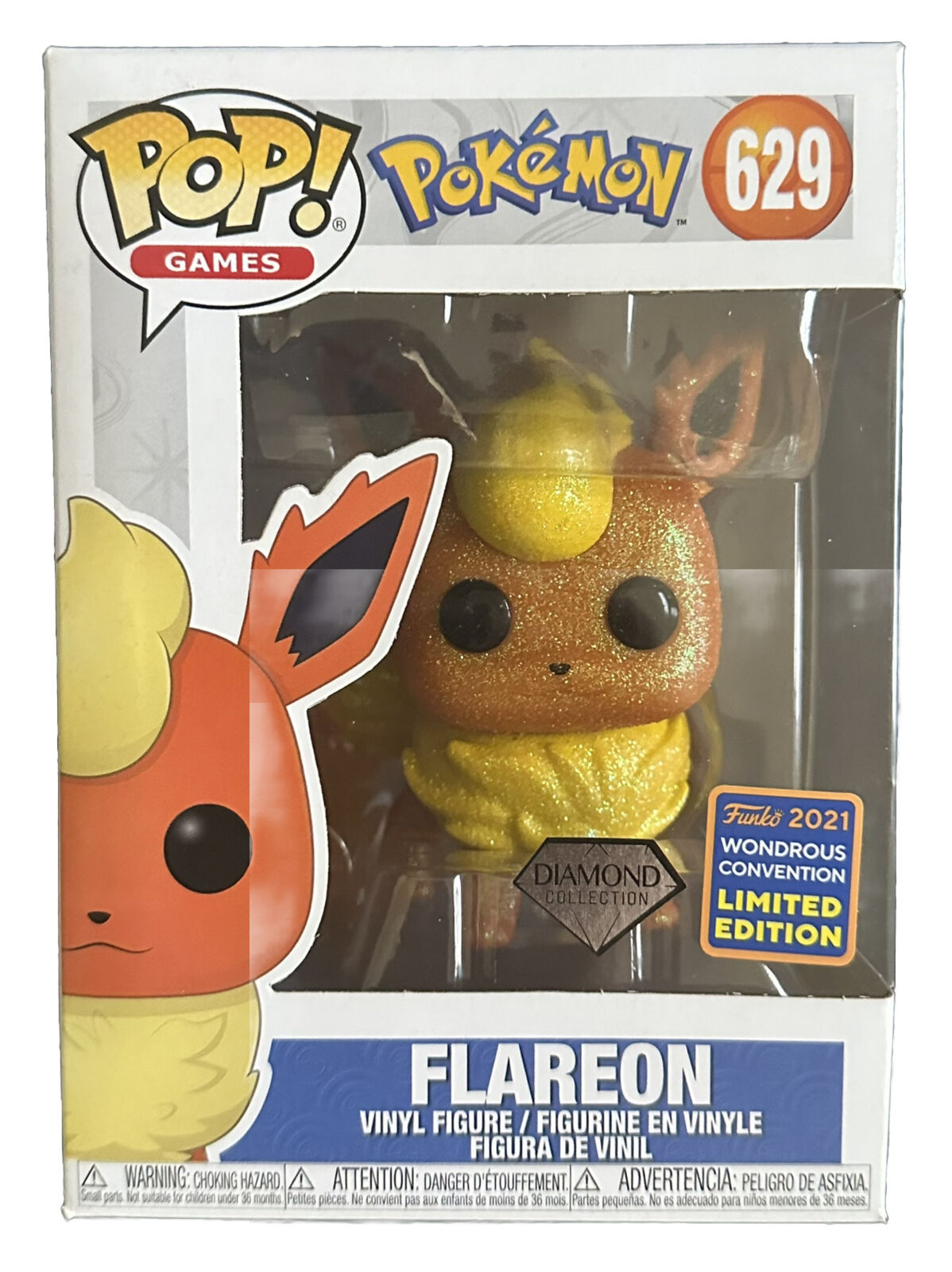 Funko Games Pokemon Flareon Diamond #629