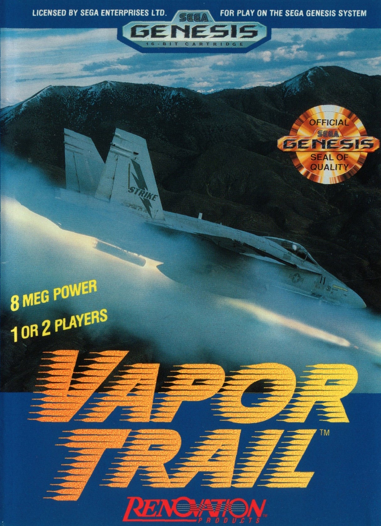 Vapor Trail: Hyper Offence Formation - (LS) (Sega Genesis)