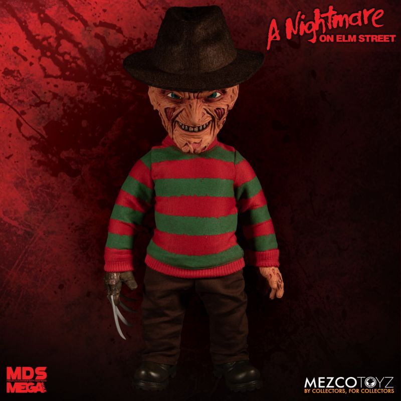 Mezco MDS Mega Scale FREDDY KRUEGER Pesadilla en Elm Street HABLANDO Figura de 15"