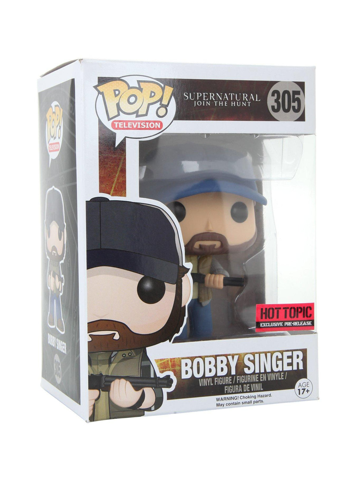 POP Television Bobby Singer Sobrenatural (Exclusivo de tema candente) 305