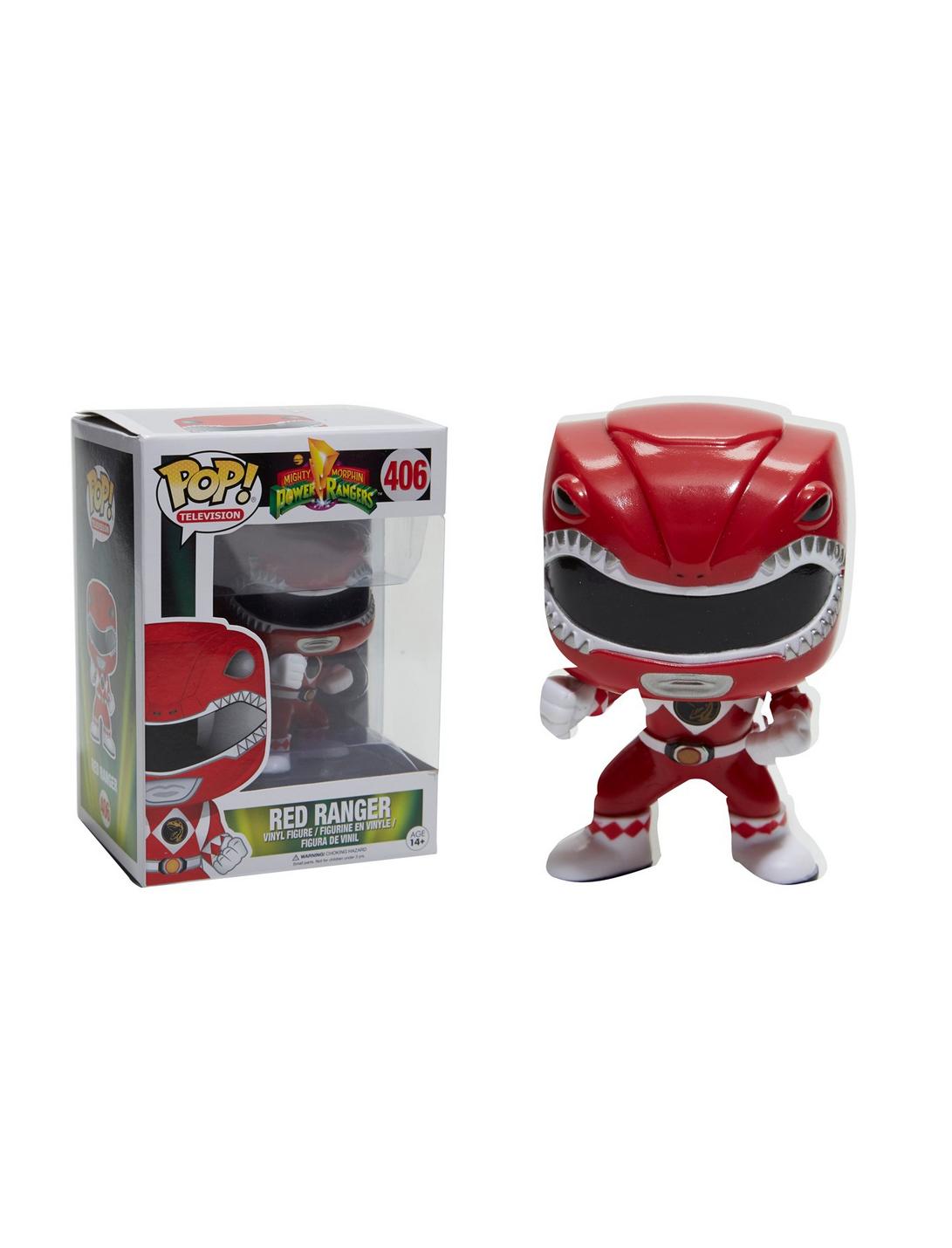 POP Television Red Ranger Mighty Morphin Power Rangers (Exclusivo de tema candente) 406