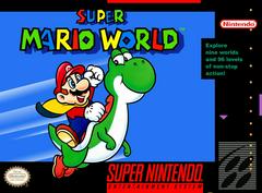 An image of the game, console, or accessory Super Mario World - (LS Flaw) (Super Nintendo)