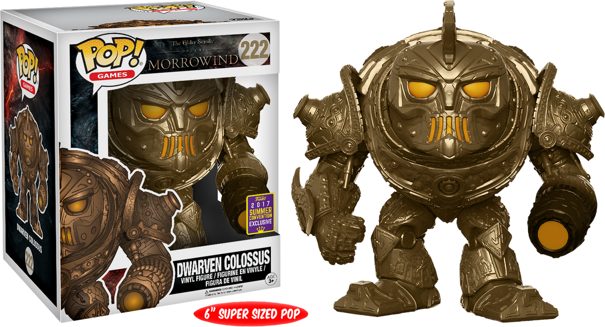 Juegos POP Dwarven Colossus The Elder Scrolls Online Morrowind (Convención de verano 2017) 222 (Box Wear)