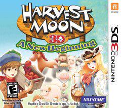 An image of the game, console, or accessory Harvest Moon 3D: A New Beginning - (CIB) (Nintendo 3DS)
