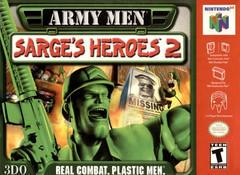 An image of the game, console, or accessory Army Men Sarge's Heroes 2 - (LS) (Nintendo 64)