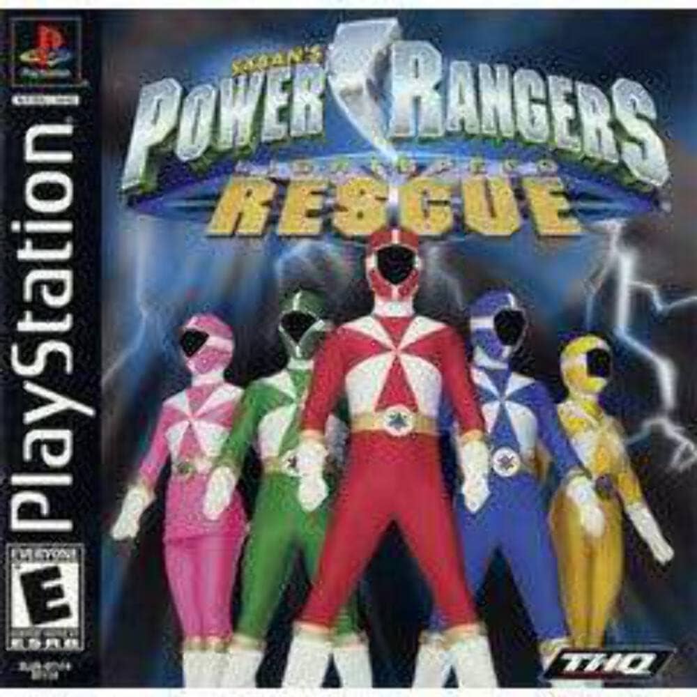 An image of the game, console, or accessory Power Rangers Lightspeed Rescue - (CIB) (Playstation)