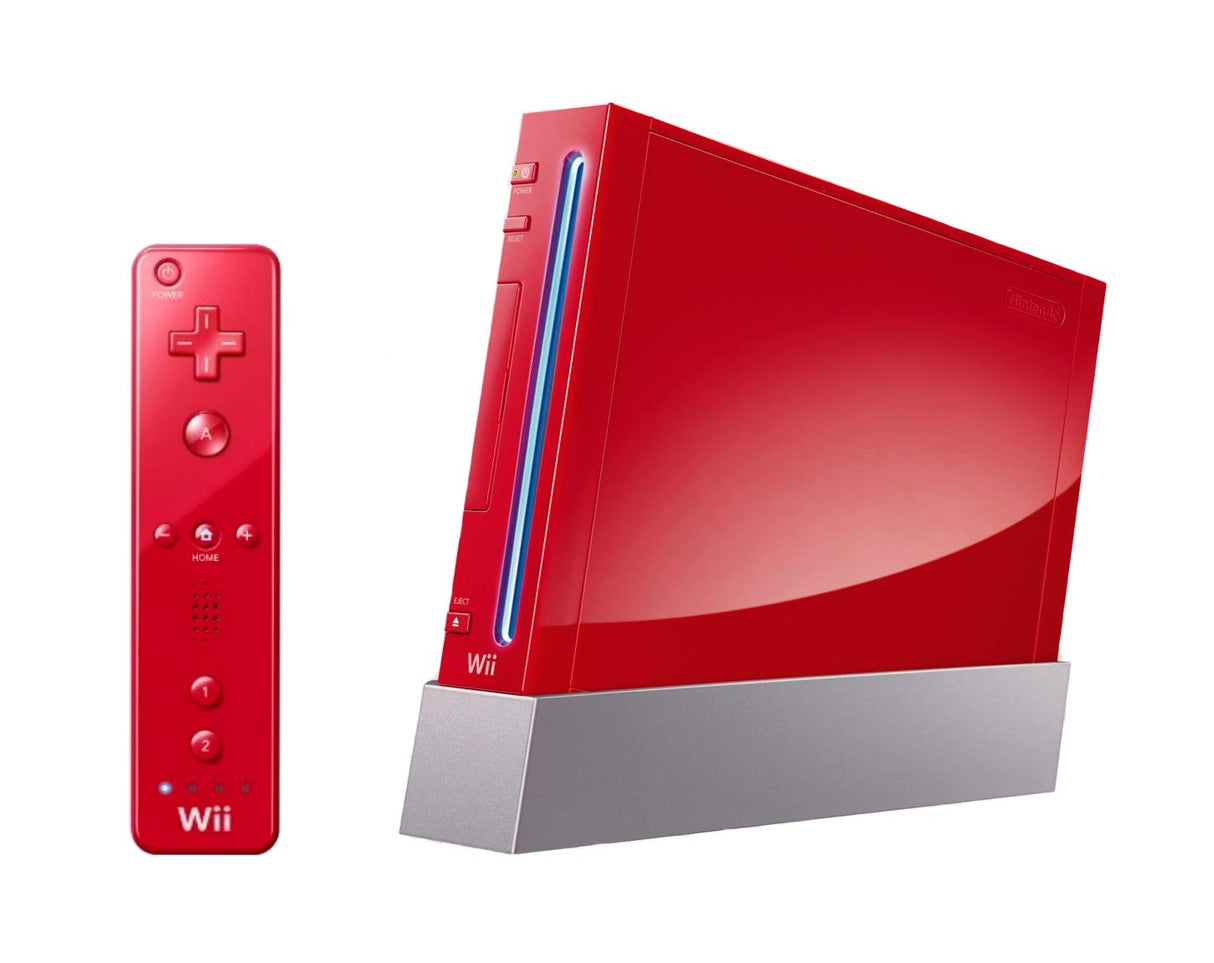 Sistema Nintendo Wii rojo - (LS) (Wii)