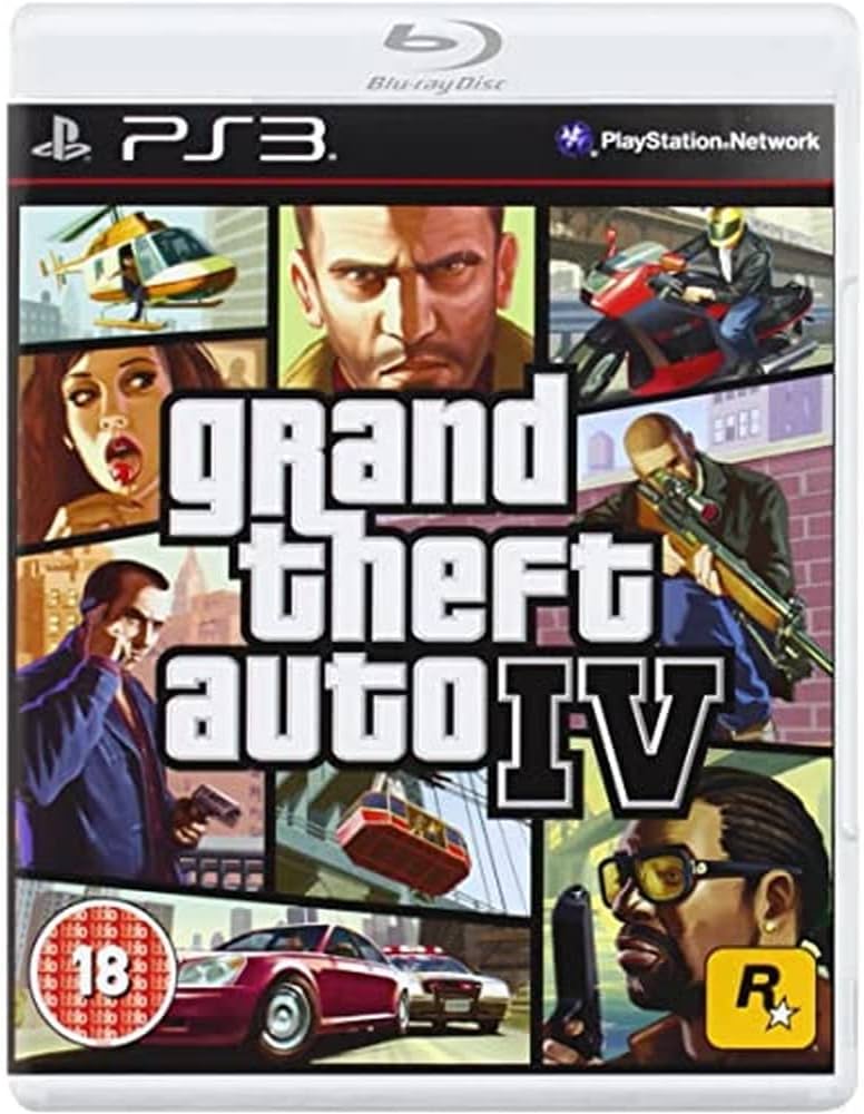 An image of the game, console, or accessory Grand Theft Auto IV - (LS) (Playstation 3)