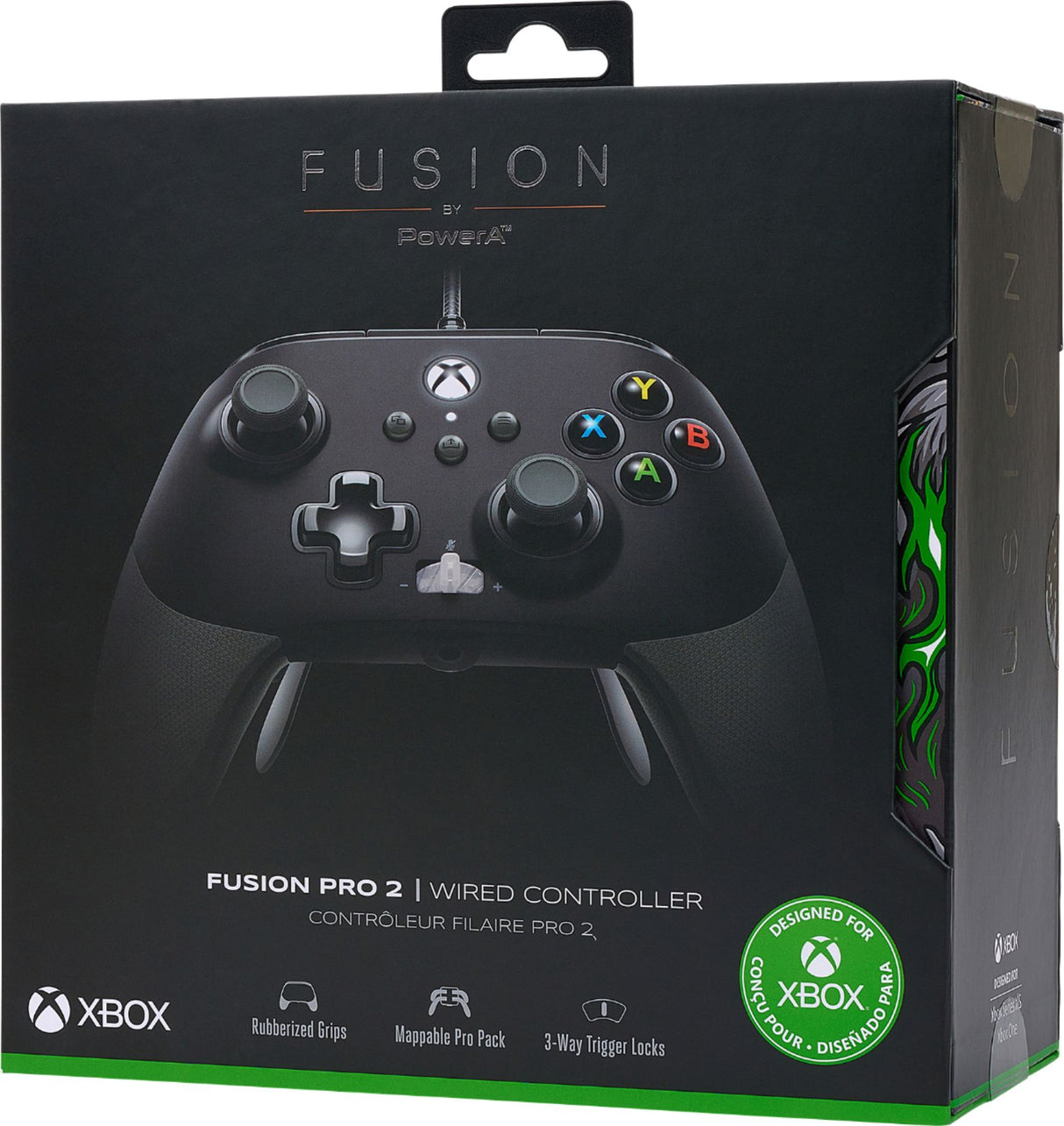 PowerA - Exclusive FUSION Pro 2 Wired Controller for Xbox Series X|S - Midnight Shadow - (NEW) (Xbox Series X)